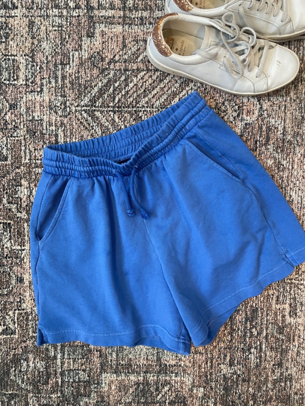 Old Navy Blue Sweat Shorts XS Elastic Waist Lounge Athleisure Casual Shorts